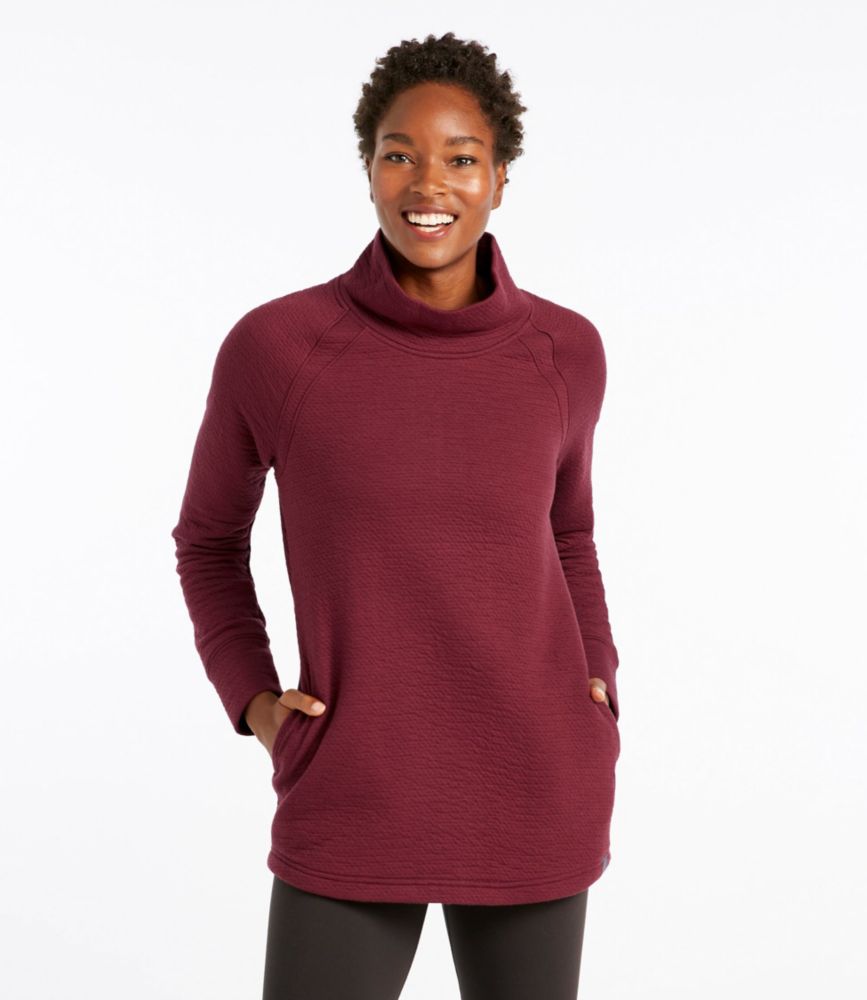 womens funnel neck sweatshirt