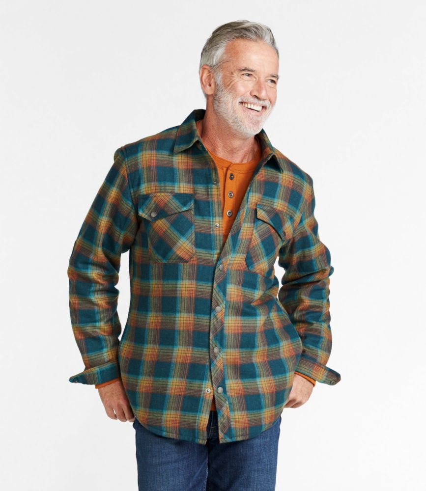 ll bean flannel lined shirt