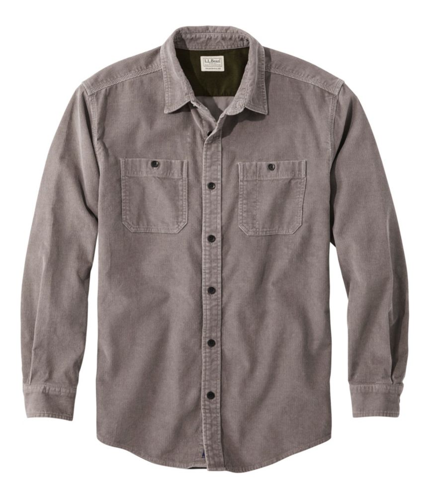 slim fit corduroy shirt