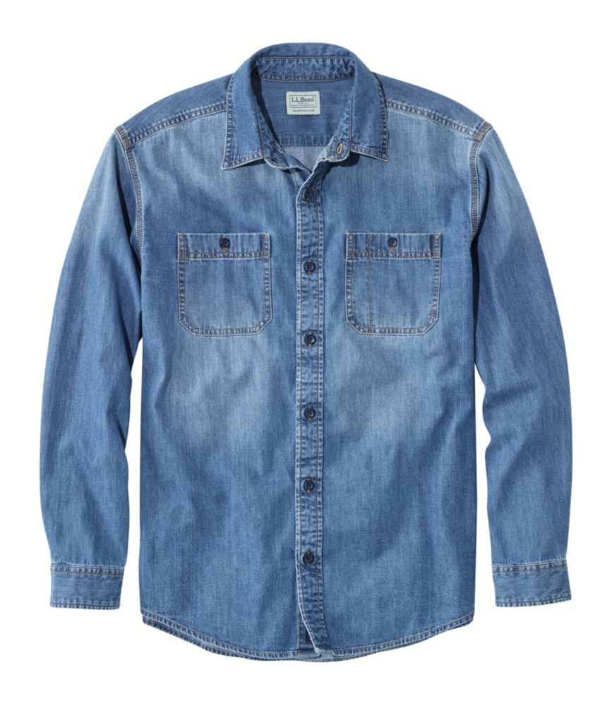 men's heavyweight denim shirt