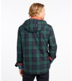 Men's Hooded PrimaLoft-Lined Shirt-Jac, Slightly Fitted Plaid