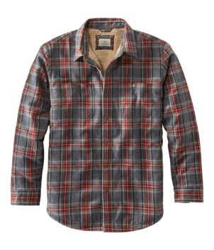 Ll bean mens flannel jacket hotsell