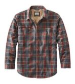 Men's Sherpa-Lined Scotch Plaid Shirt, Slightly Fitted at L.L. Bean