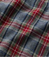 L.L.Bean Scotch Plaid Hooded Shirt Slightly Fitted Regular Men's Clothing Grey Stewart : XL