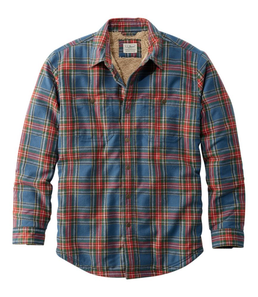 fleece lined flannel button up