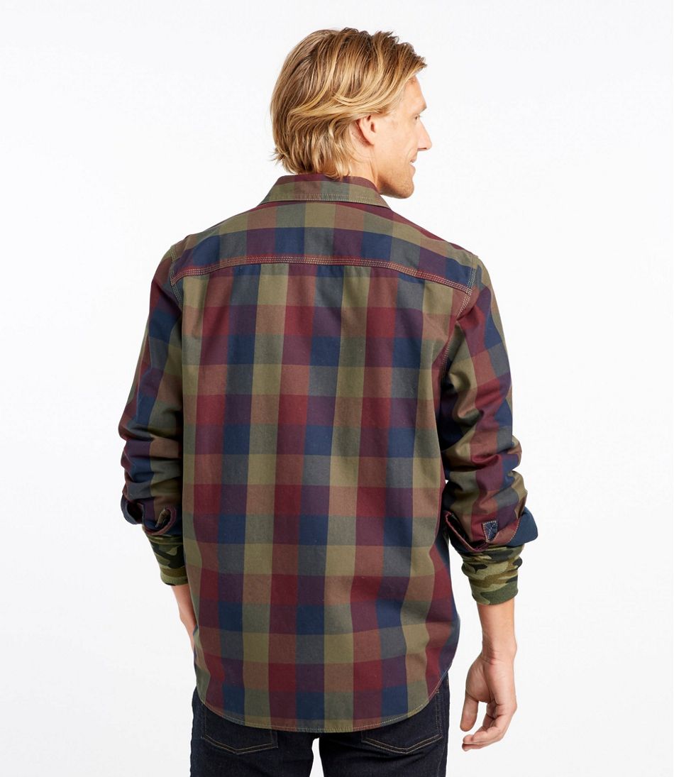 Men's Lined Hurricane Shirt, Traditional Fit Plaid