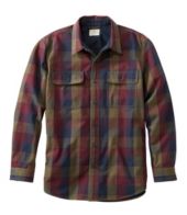 LL Bean Hurricane Shirt Men's 2XL Black Flannel Lined Heavy Button