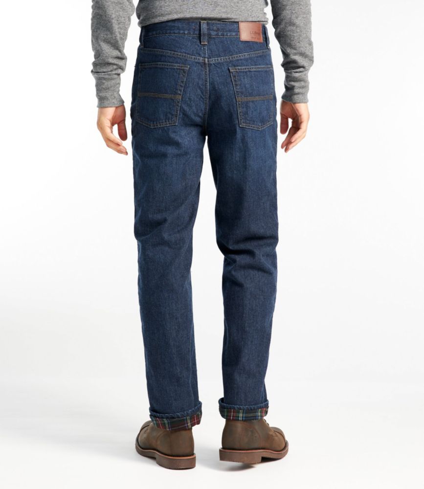 ll bean men's fleece lined jeans