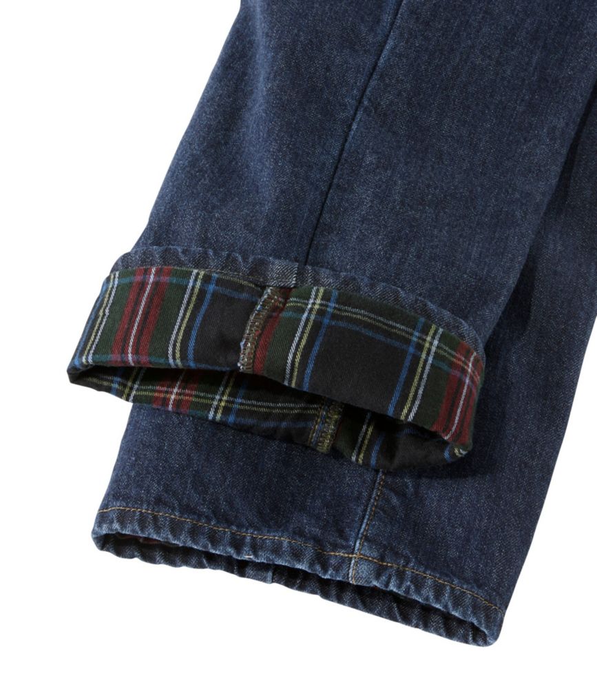 ll bean flannel lined jeans