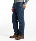 Men's L.L.Bean 1912 Jeans, Classic Fit, Flannel-Lined