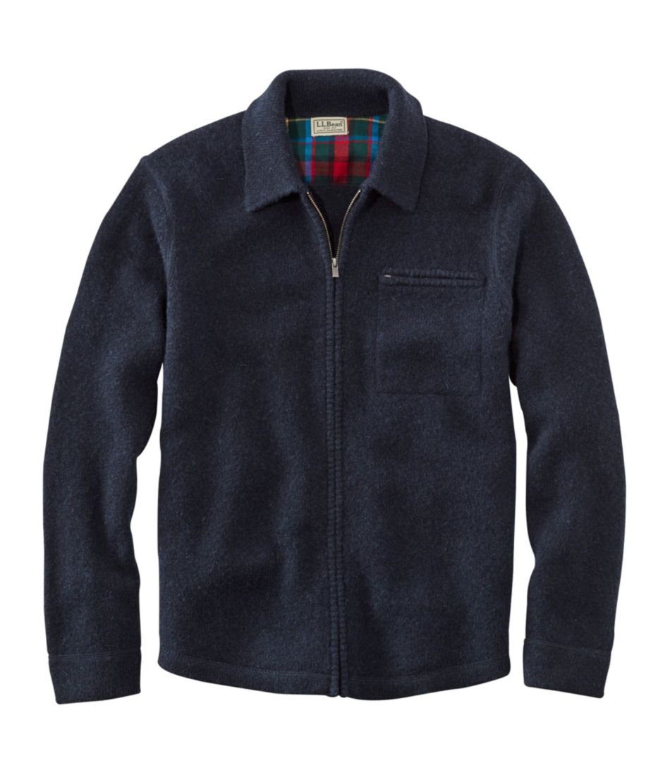Men's Vintage Shetland Wool Sweater, Full Zip | Sweatshirts & Fleece at ...