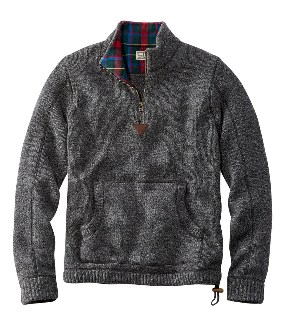 Men's L.L.Bean Classic Ragg Wool Sweater, Anorak | Sweaters at L.L.Bean