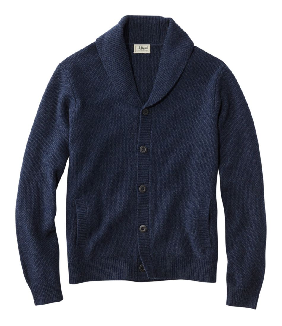 Men's Washable Lambswool Sweaters, Seed Stitch Cardigan | Sweatshirts ...