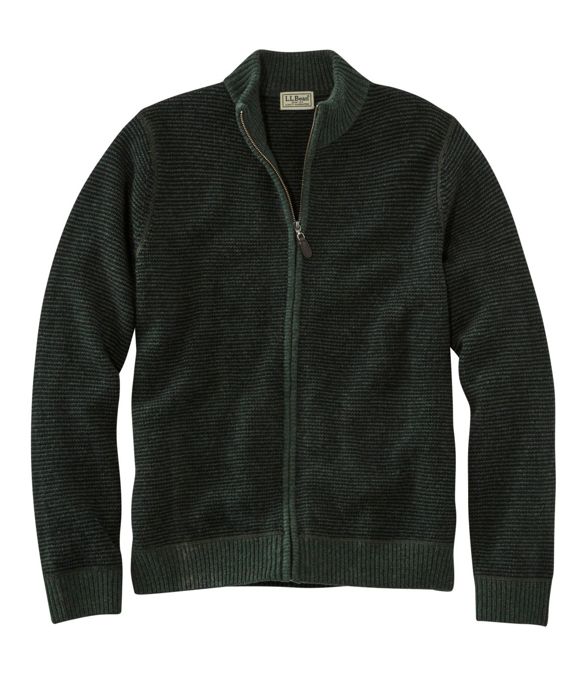 Washable Merino Wool Sweater, Full Zip