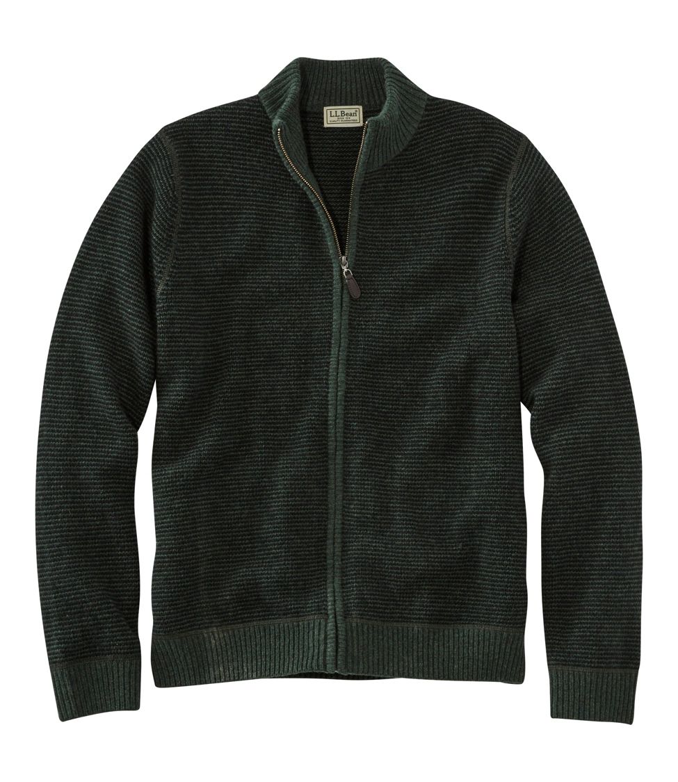 Washable Merino Wool Sweater, Full Zip at L.L. Bean