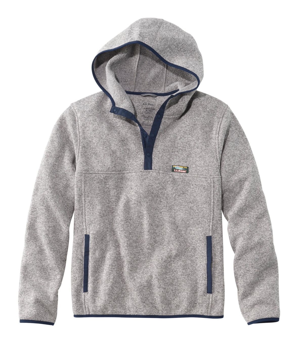 Men's Sweater Fleece Hooded Pullover at L.L. Bean