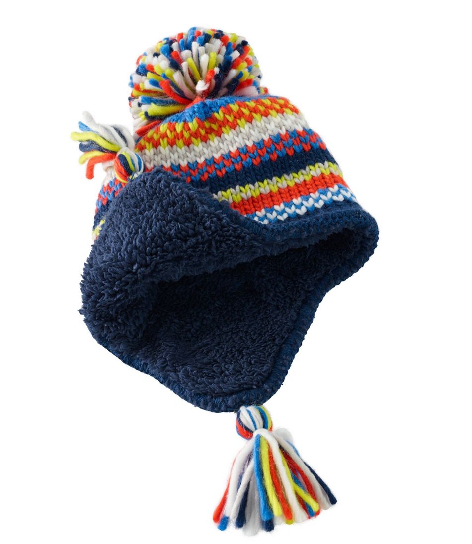 Kids Scotland Stripe Peruvian Hat w/ Tassels HA117 