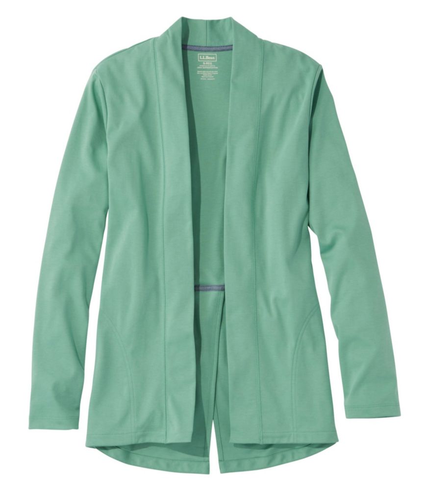 cotton open front cardigan