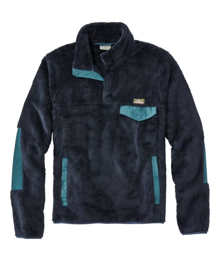 fuzzy fleece pullover mens