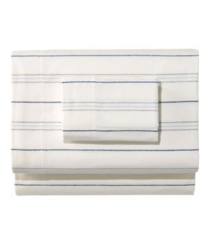 Organic Flannel Sheet Collection, Stripe