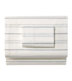 Organic Flannel Sheet Collection, Stripe