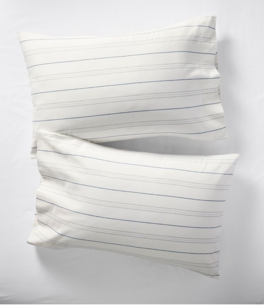 Organic Flannel Sheet Collection, Stripe