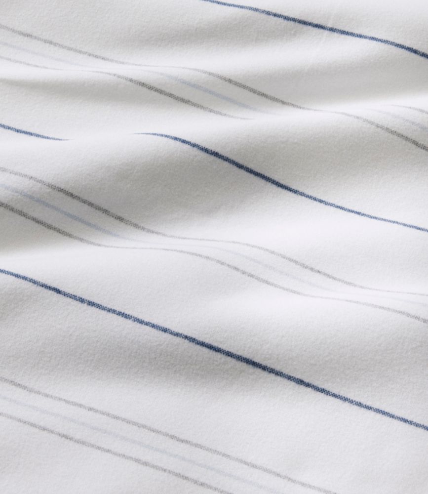 Organic Flannel Sheet Collection, Stripe