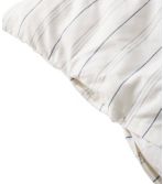 Organic Flannel Comforter Cover Collection, Stripe