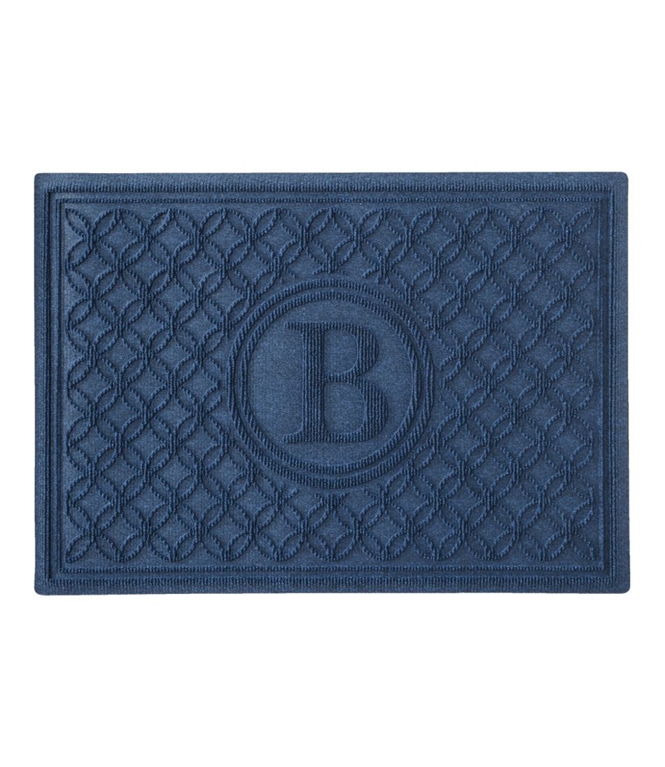 Heavyweight Recycled Waterhog Doormat Locked Circles Personalized