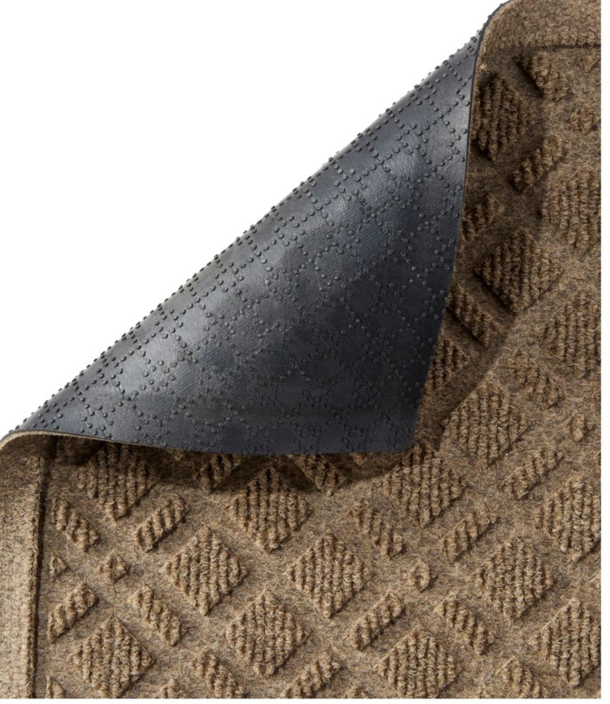 Heavyweight Recycled Waterhog Doormat Locked Circles Welcome