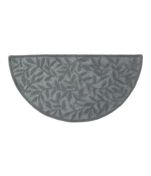 Wool Hearth Rug, Crescent, Leaf