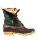 Men's Bean Boots, 10" Shearling-Lined