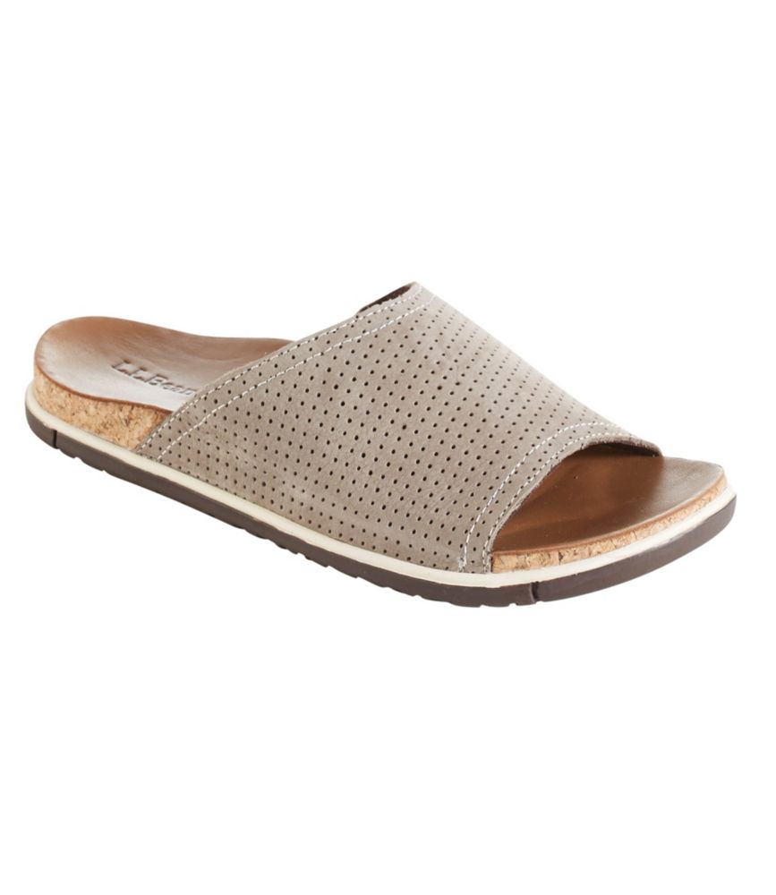 Women's Eco Comfort Slides, Perforated Nubuck Sandals & Water Shoes