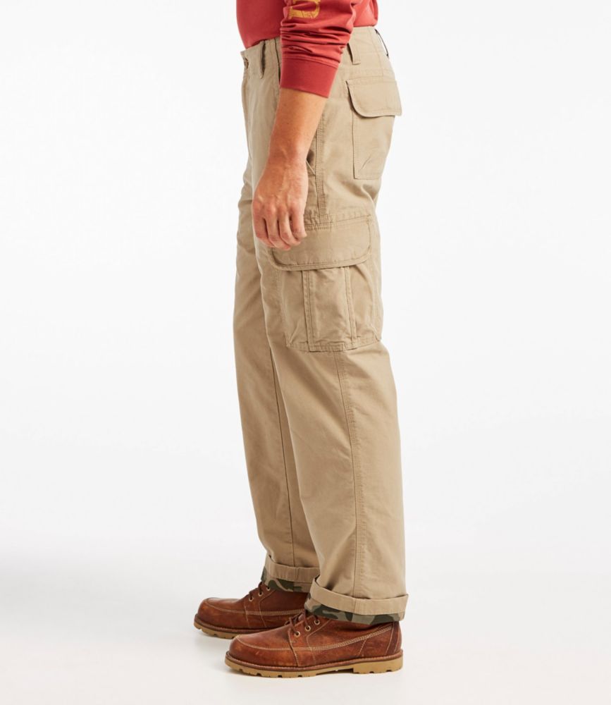 ll bean lined cargo pants