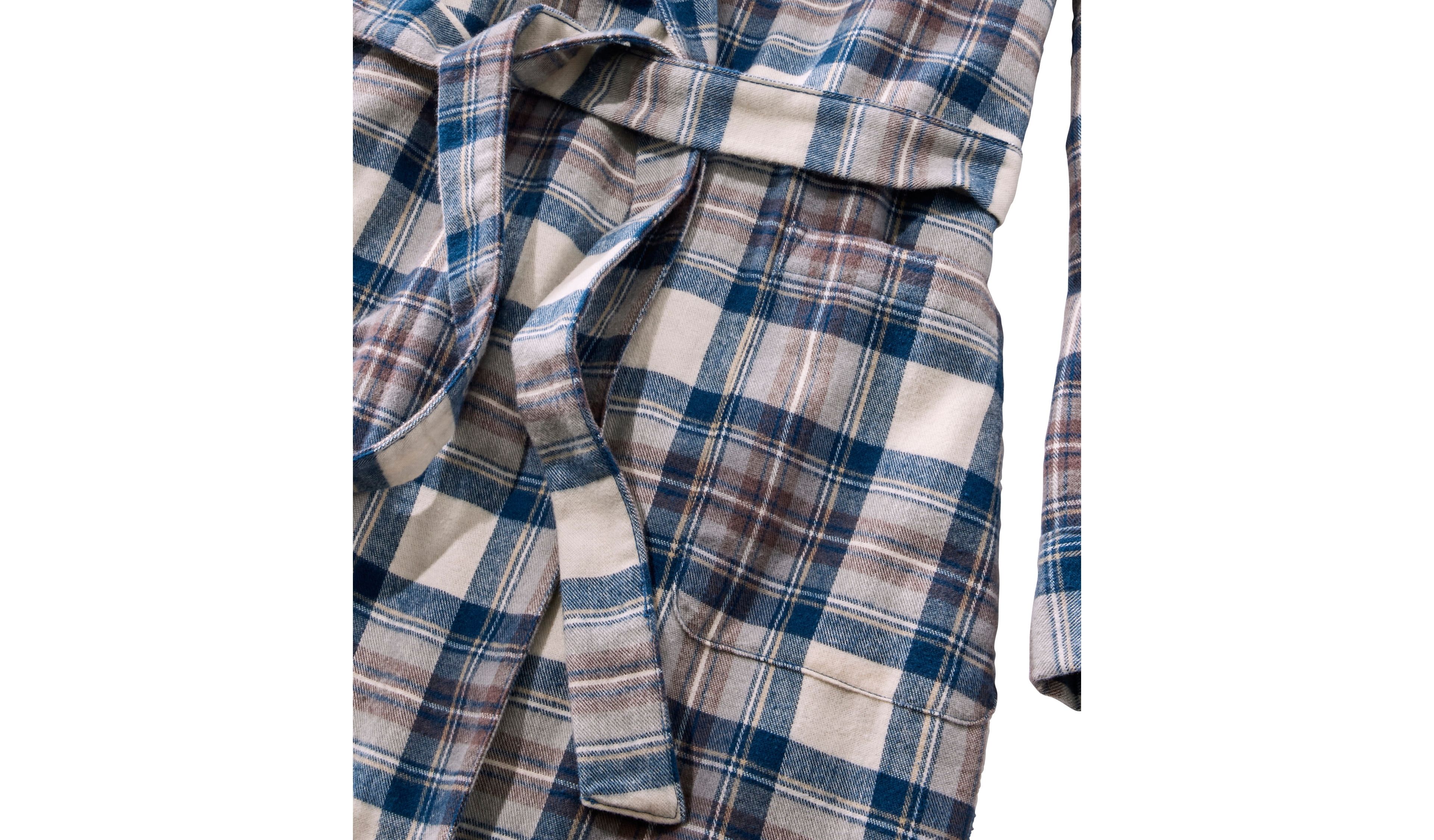 Women's Scotch Plaid Flannel Robe