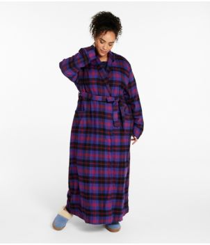 Women's Scotch Plaid Flannel Robe