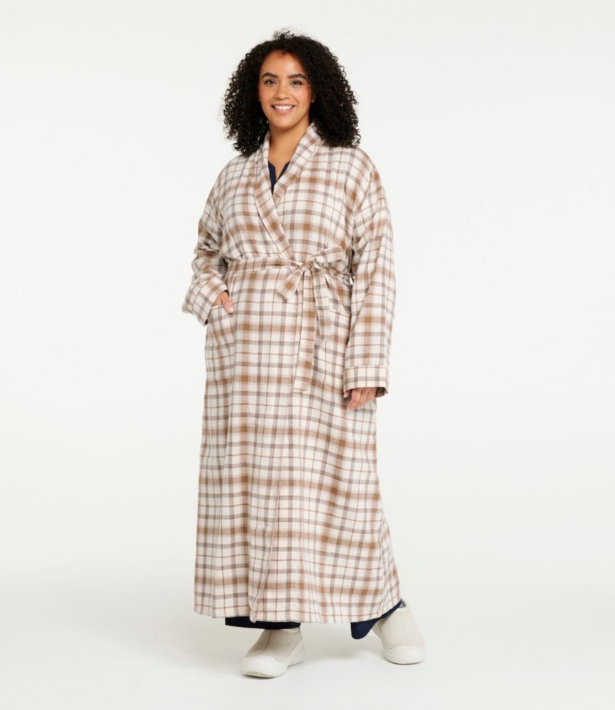 Women's Scotch Plaid Flannel Robe