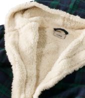 Scotch Plaid Flannel Robe, Sherpa-Lined | Sleepwear at L.L.Bean