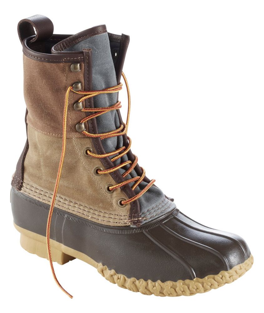 canvas bean boots