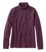 Women's L.L.Bean Interlock Turtleneck, Long-Sleeve Stripe