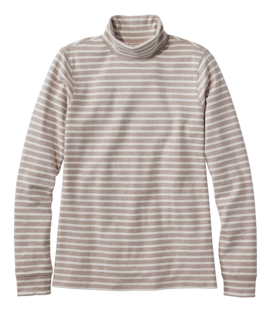 Women's L.L.Bean Interlock Turtleneck, Long-Sleeve Stripe Have not tested it yet in sub freezing temps