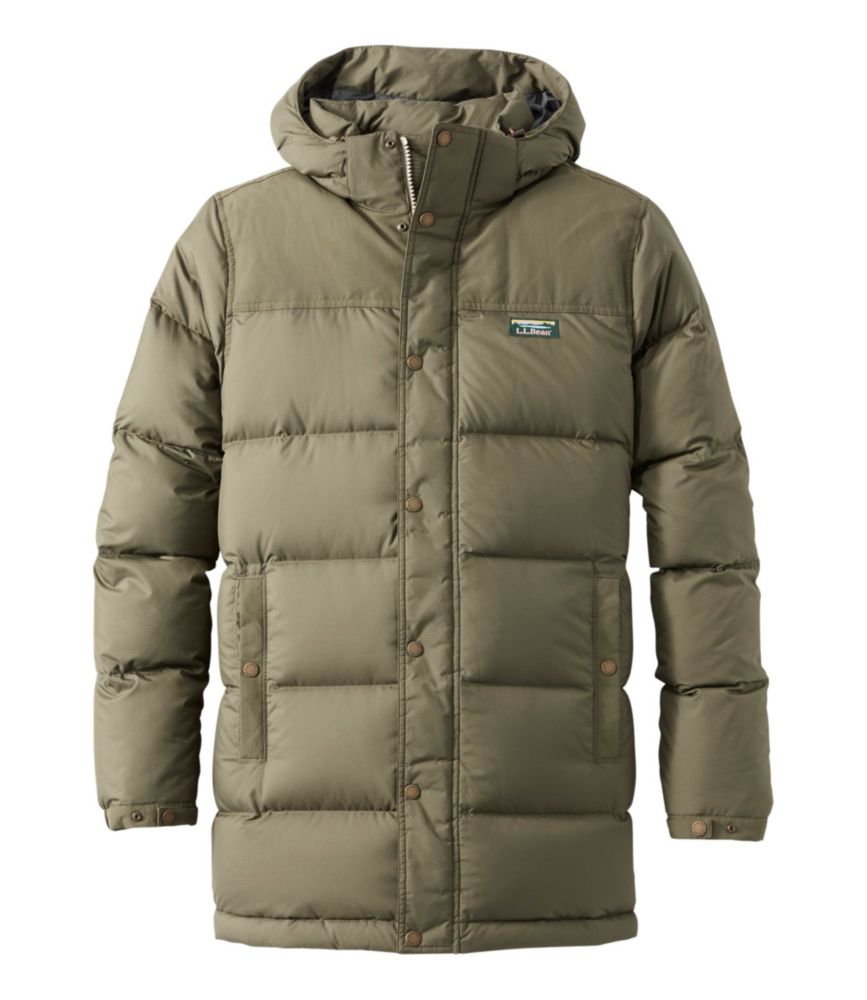 ll bean long down coat