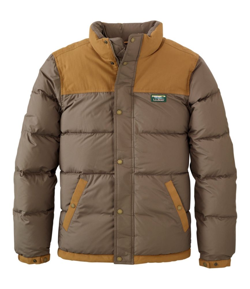 mens brown down jacket