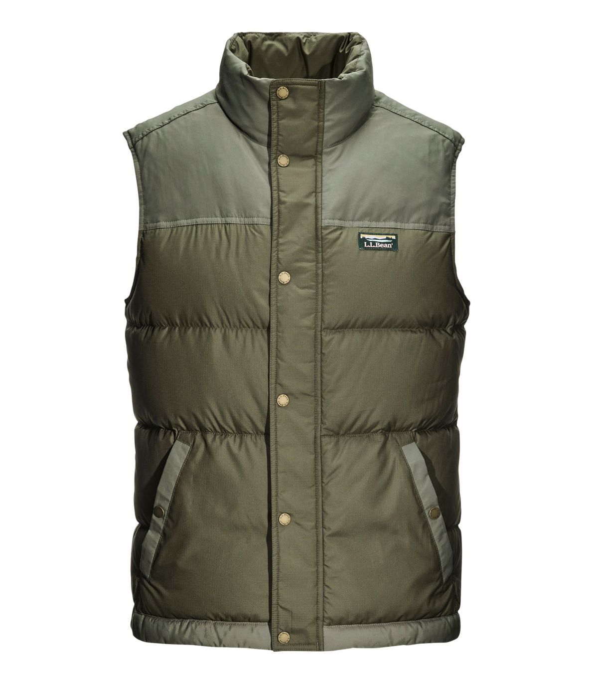 Men's Mountain Classic Down Vest, Colorblock at L.L. Bean