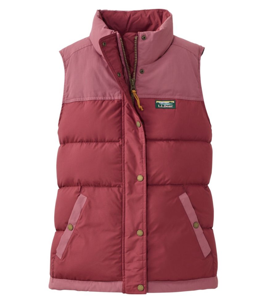 Women s Mountain Classic Down Vest Colorblock Women s L.L.Bean Canada