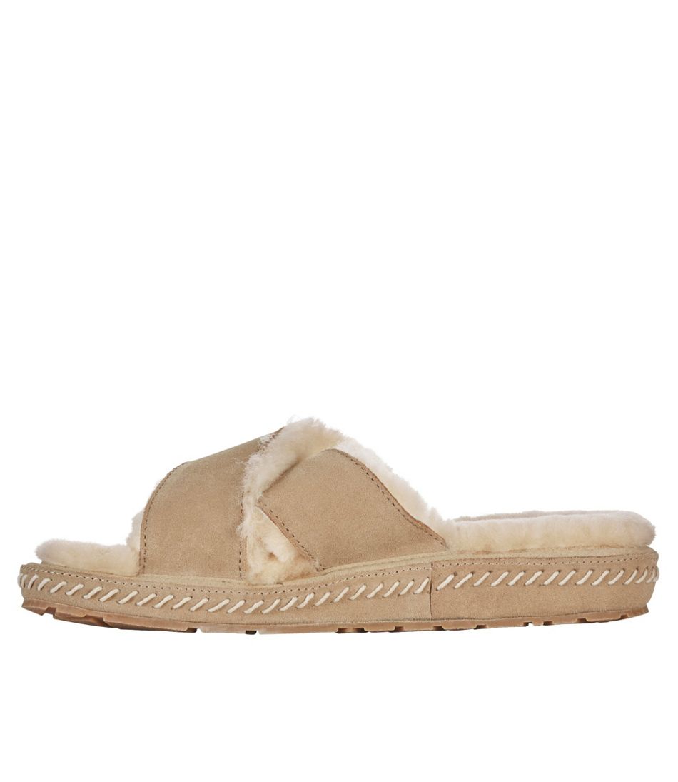 Women's Wicked Good Cross Band Slides | Slippers at L.L.Bean