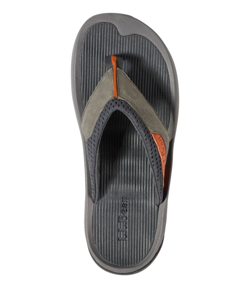 Men's Swift River Sport Flip-Flops, Carbon Navy, small image number 4