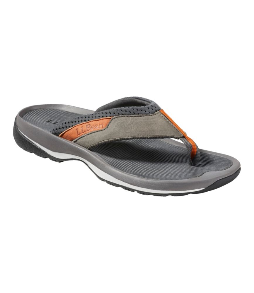 Men's Swift River Sport Flip-Flops, Carbon Navy, small image number 6