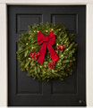 Traditional Christmas Balsam Wreath Lighted, One Color, small image number 0