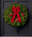 Traditional Balsam Wreath 24", One Color, small image number 0